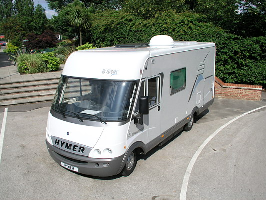 Hymer Motor Home With Camos Satellite System02